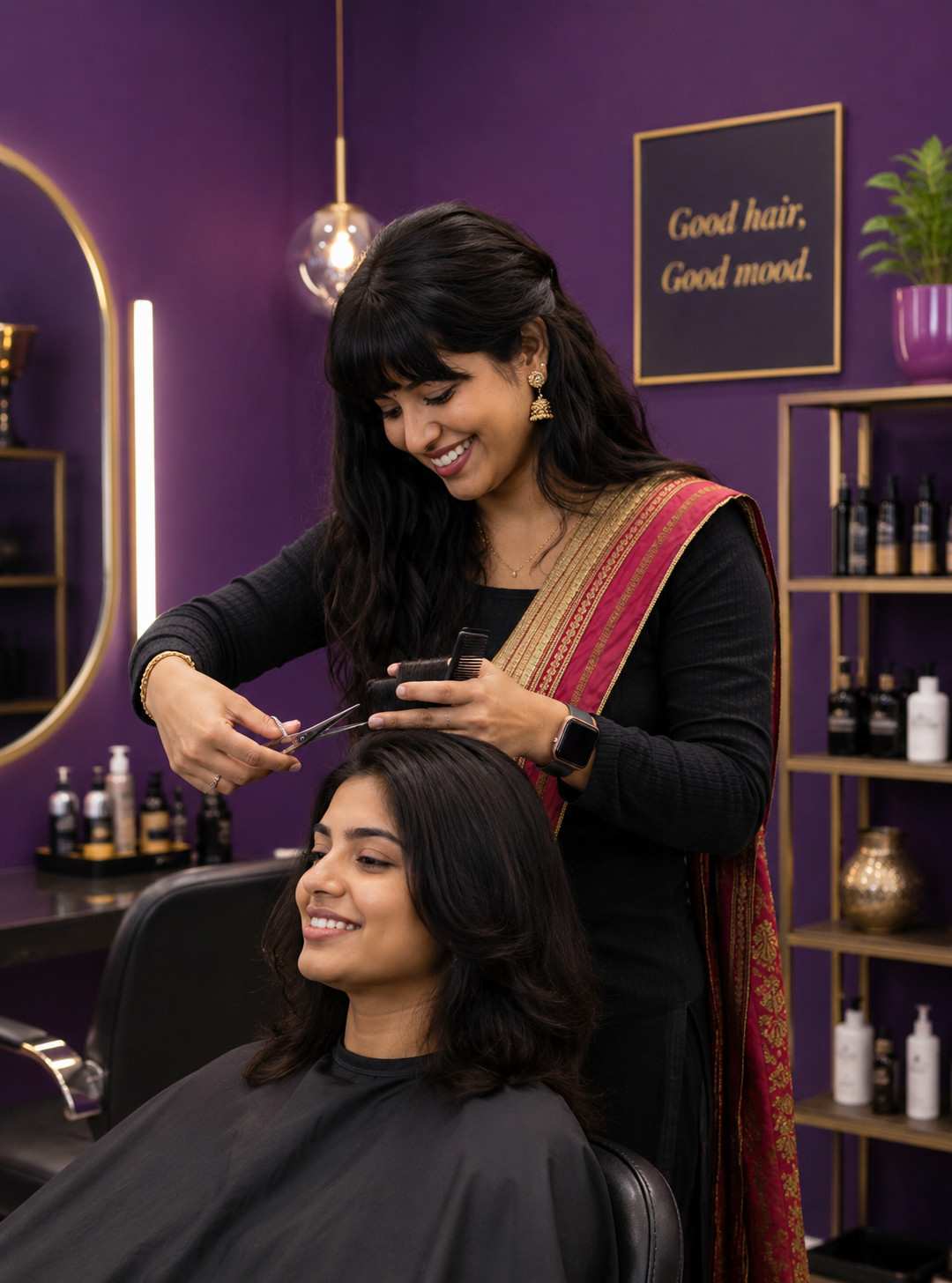 Ladies haircuts and professional hair styling service